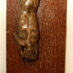 Stürzend (Metall, Holz, 54x247x39 cm)